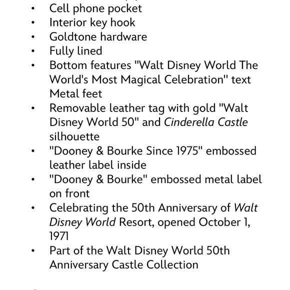 Dooney & Bourke DISNEY: Cinderella’s Castle Tote 🏰 - Picture 12 of 13